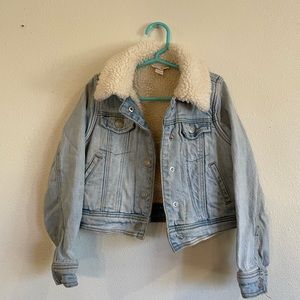Kids Sherpa lined Jean Jacket